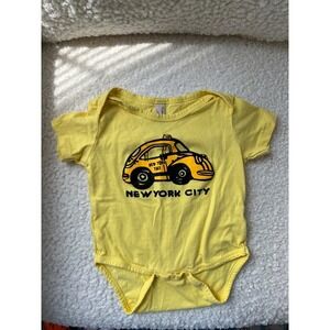 Yellow New York City Taxi Onesie 18M
